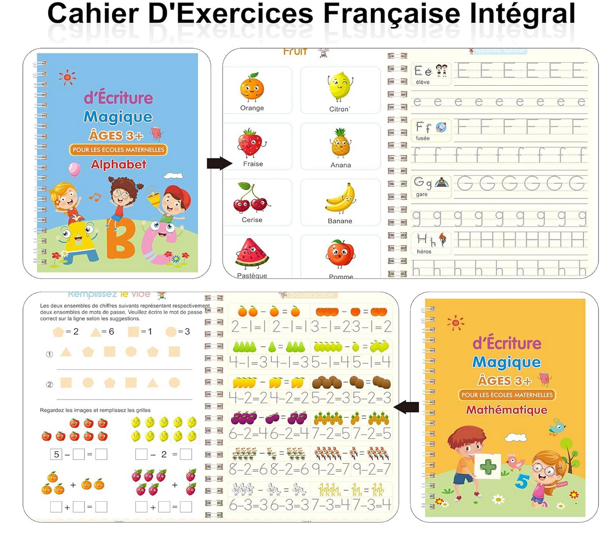 Mon Cahier Magique d’Écriture, l'apprentissage à l'écriture, c’est sentir chaque lettre naître sous les doigts